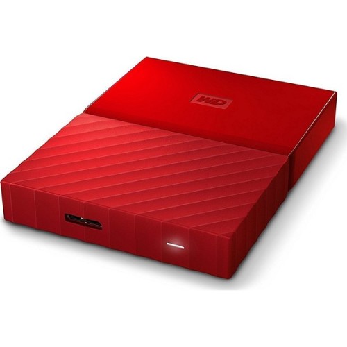 ΣΚΛΗΡΟΣ ΔΙΣΚΟΣ ΕΞΩΤΕΡΙΚΟΣ WESTERN DIGITAL MY PASSPORT 1TB RED USB 3/ 2.5" (WDBYNN0010BRD)